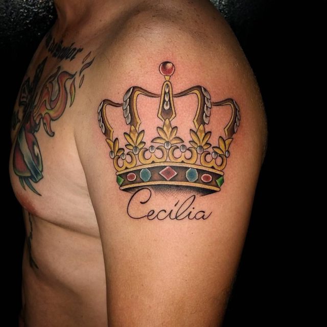Crown tattoo 6