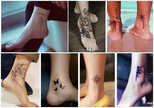 Cute ankle tattoo designs for girls