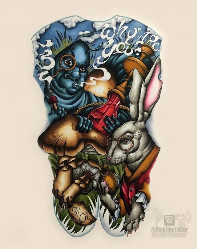 D21e854ede6b61374742f65f0337021f  wonderland tattoo alice in wonderland