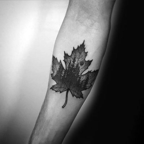 50+ maple leaf tattoo Ideas [Best Designs] • Canadian Tattoos