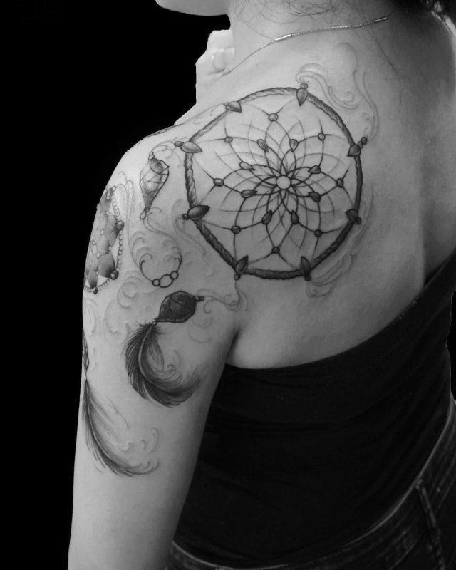 Dream catcher tattoo 53