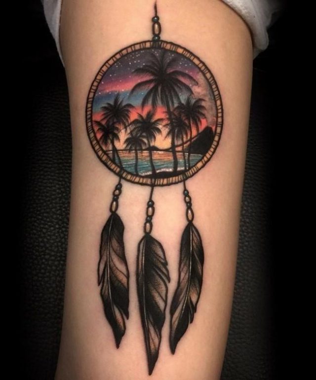 Dreamcatcher tattoo 5 650×782