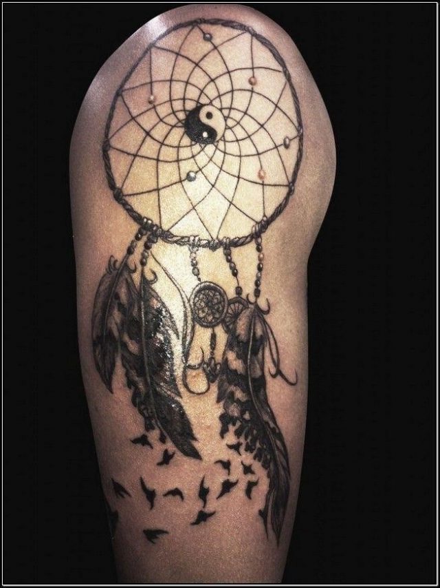 Dreamcatcher tattoos 28