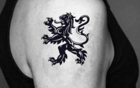 Dutch lion tattoo cool