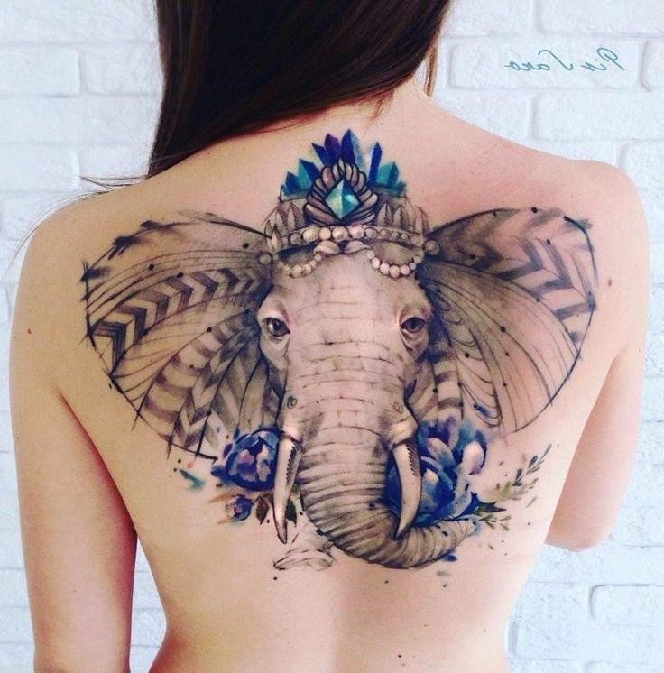 Elephant tattoo by Emilio Saylor in Crown Point IN  Blacklisted Tattoo  repost bc I goofed the artists name  rtattoos