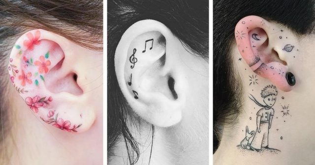 Ear tattoo ideas thumbnail
