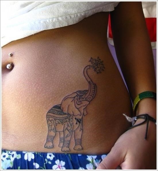 Elephant tattoo 24