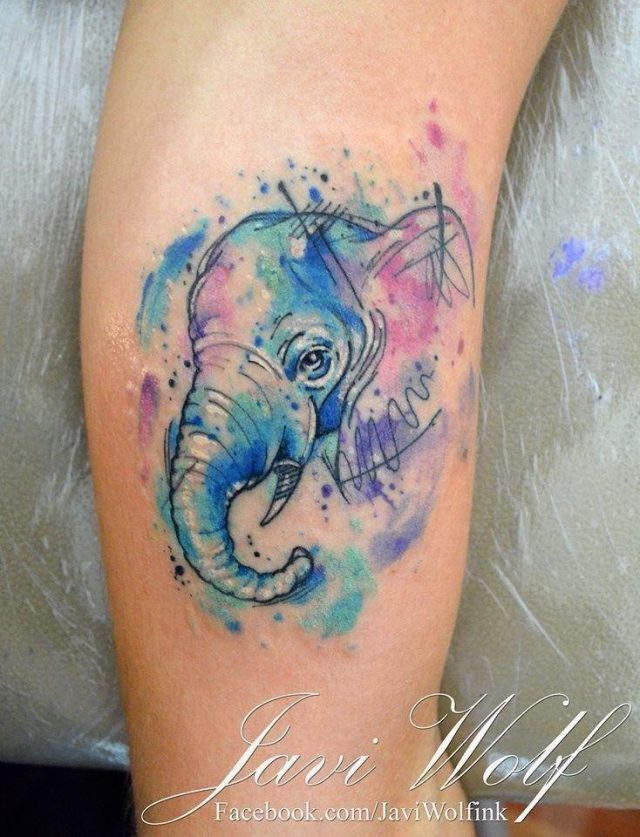 Elephant tattoos 32