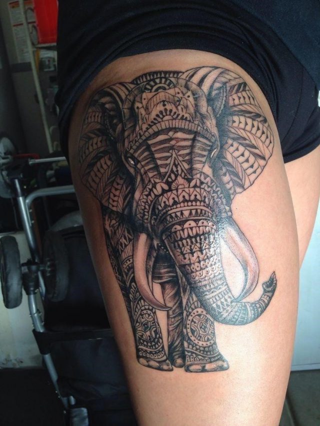 Elephant tattoos 56