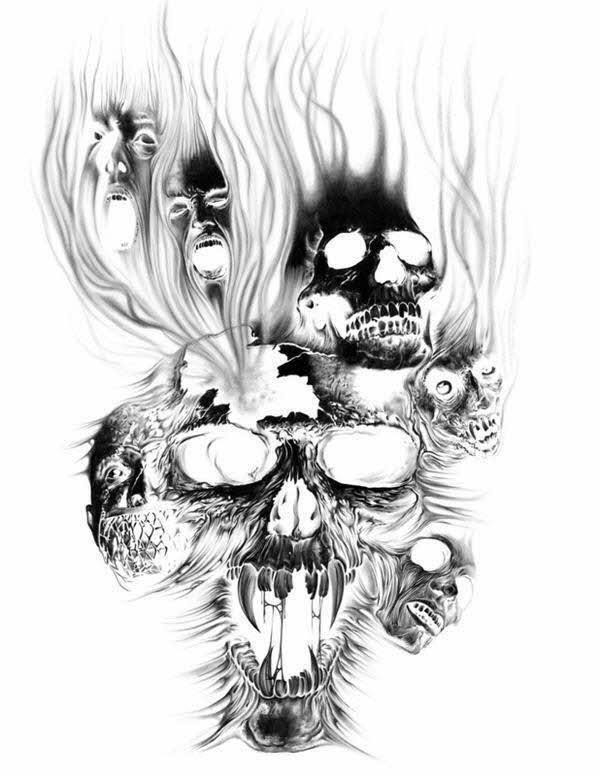 Top more than 150 evil skull tattoo designs latest - vova.edu.vn