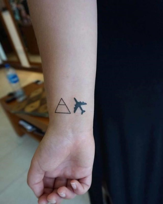 Explore and travel tattoo