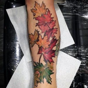 50+ maple leaf tattoo Ideas [Best Designs] • Canadian Tattoos