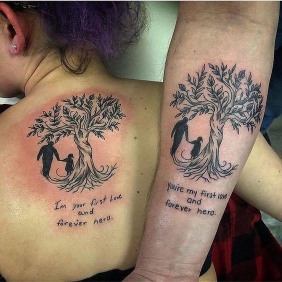 Daddaughter tattoos