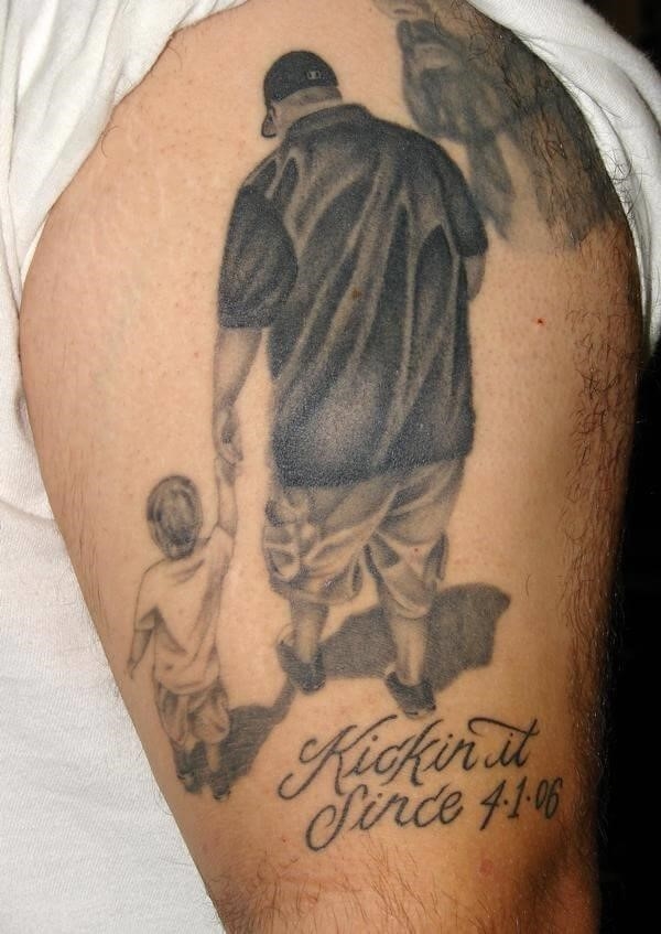 Father son tattoos 10