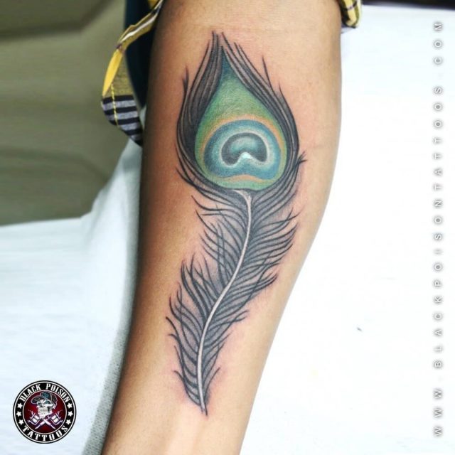 Feather birds tattoos designs ideas 56