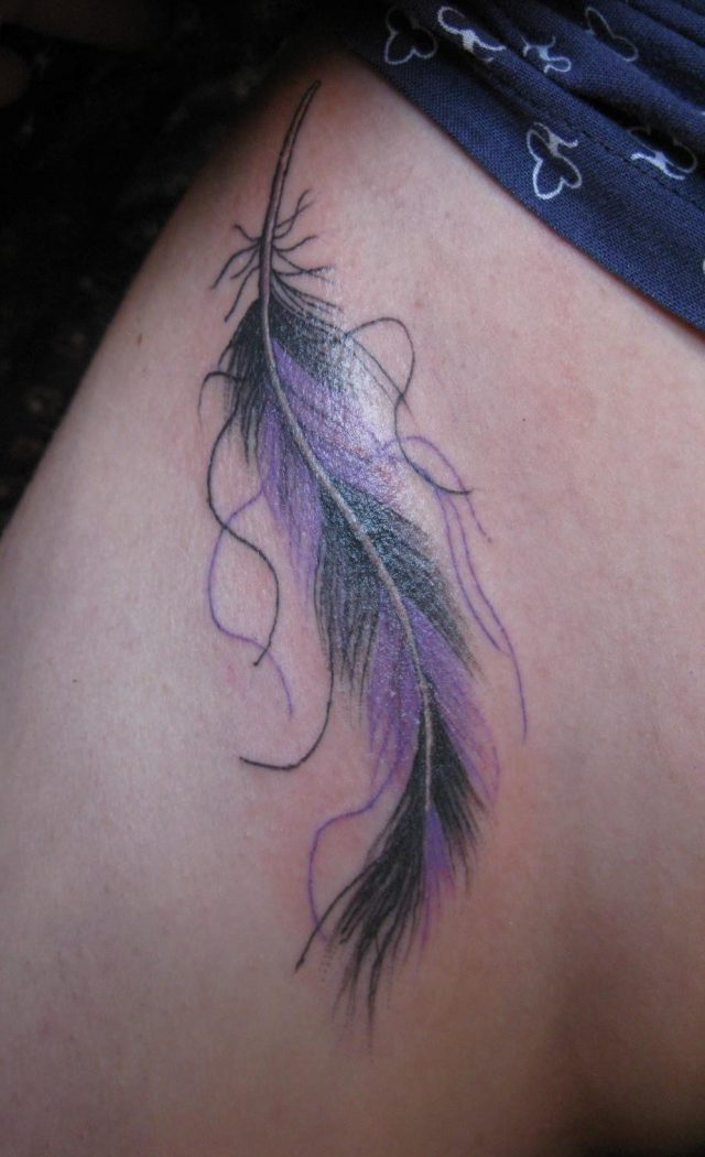 Feather tattoos 16