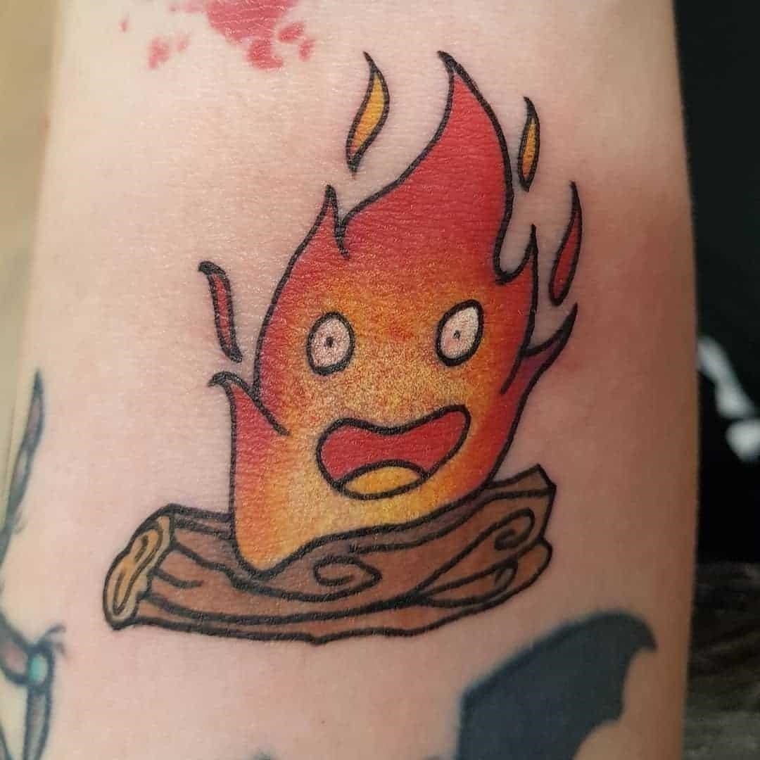 Fire tattoo