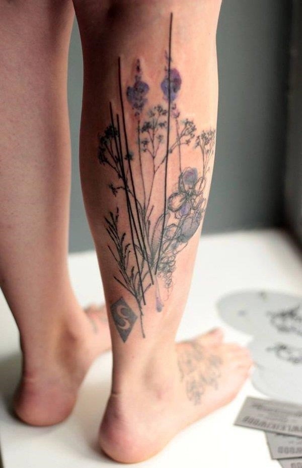 Awesome Calf Tattoo  TattooLopediaTattooLopedia