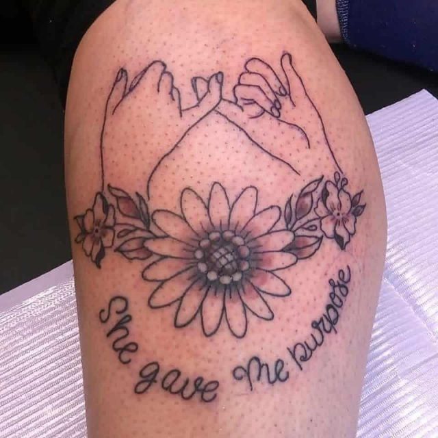 Floral pinky promise tattoos eternaletchings tattoostudio