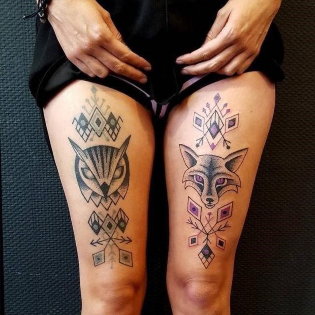 Fox tattoo16 650×650