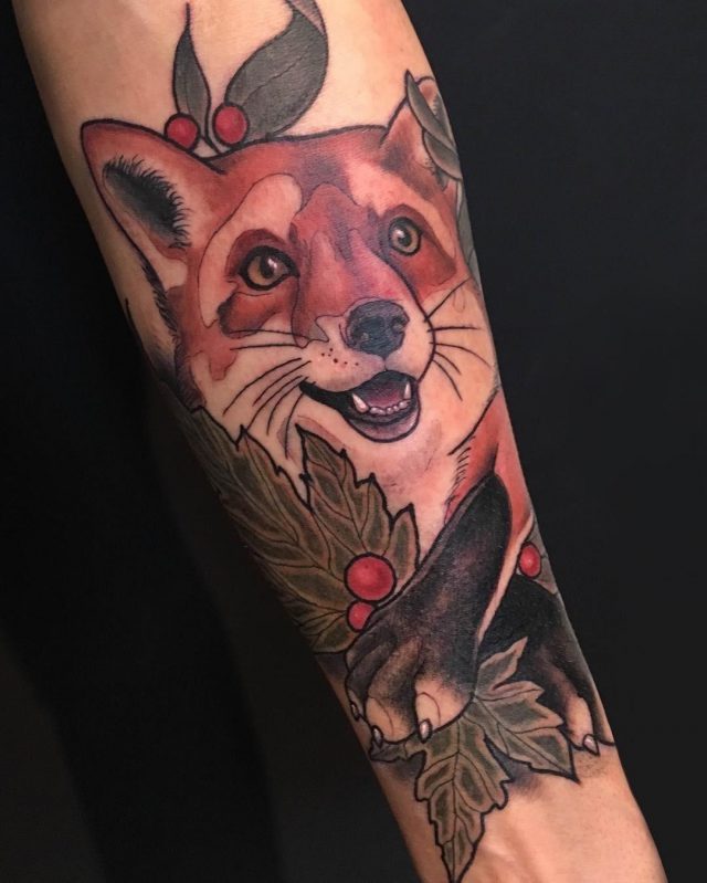 Fox tattoo  14