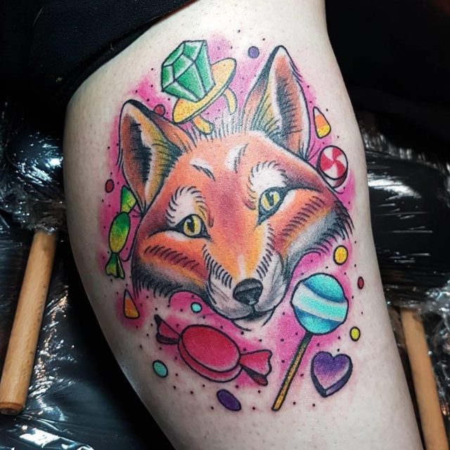 Fox tattoo  31