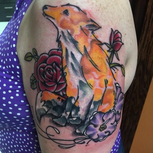 Fox tattoo  43