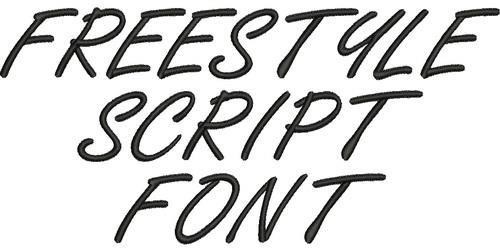 Freestyle script font