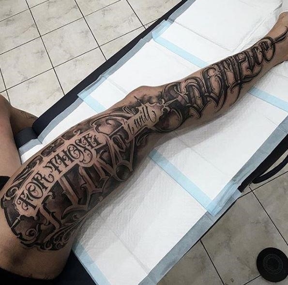 Full leg tattoos for women