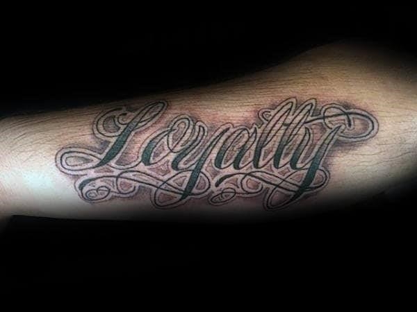 Loyalty Chicano a Script Tattoo Font