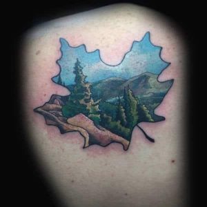 50+ maple leaf tattoo Ideas [Best Designs] • Canadian Tattoos