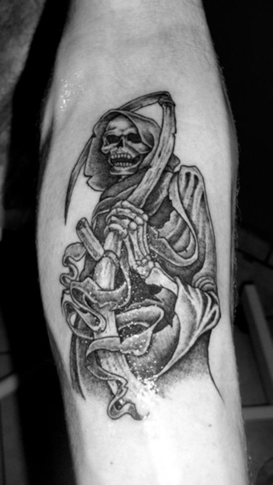 Grim reaper tattoo 11