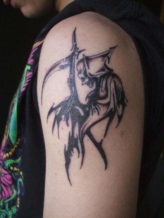 Grim reaper tattoo 26