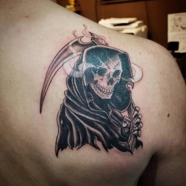 Grim reaper tattoos 020819131