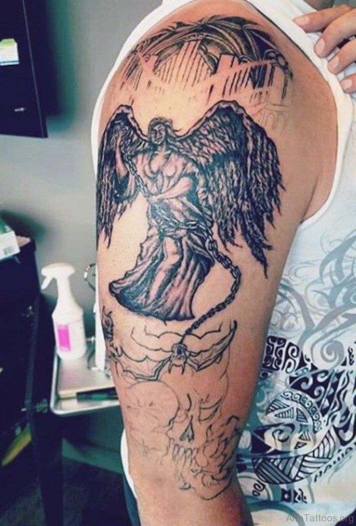 Guardian Angel Tattoo Design