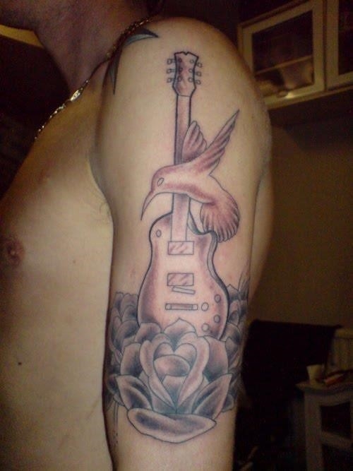 Guitar tattoo 5