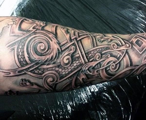 Celtic Leg Tattoos For Men