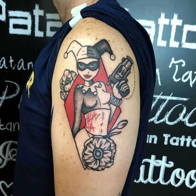 Harley quinn tattoo 23