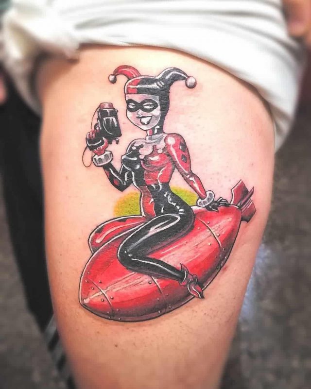 Harley quinn tattoo 26