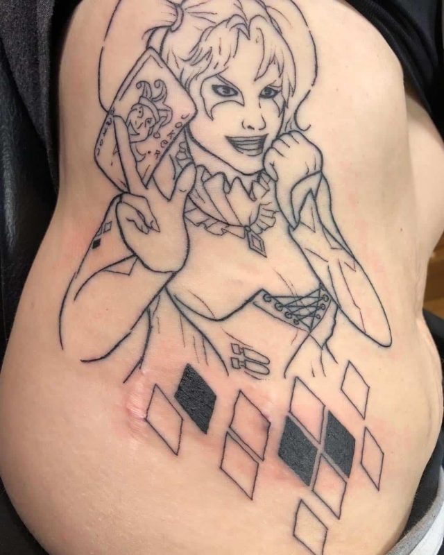 Harley quinn tattoo 39