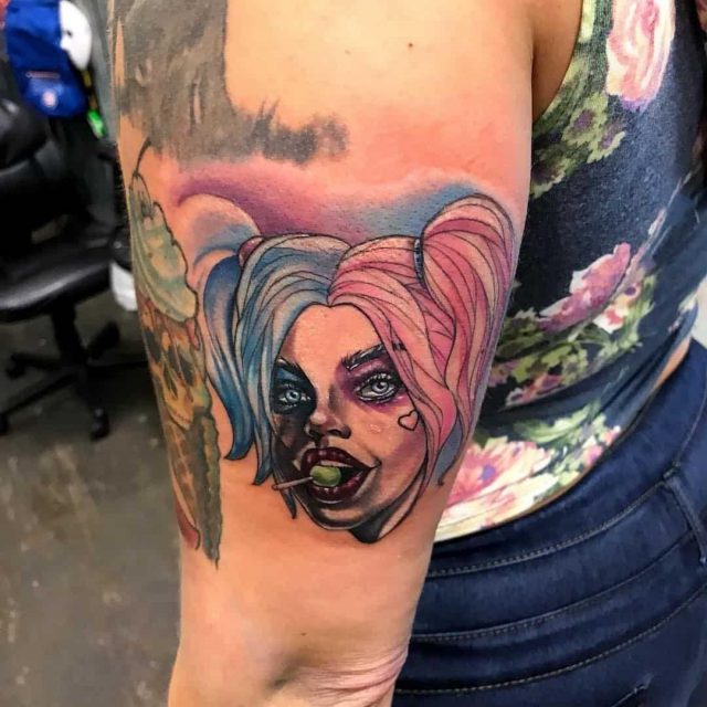 Harley quinn tattoo 47