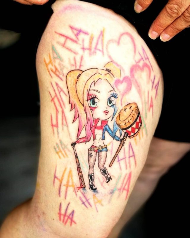 Harley quinn tattoo 6