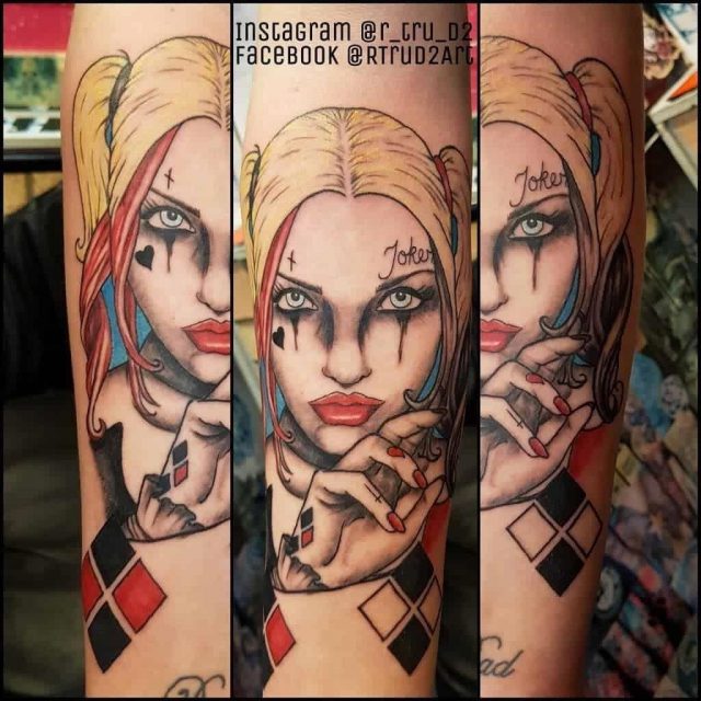 Harley quinn tattoo 74