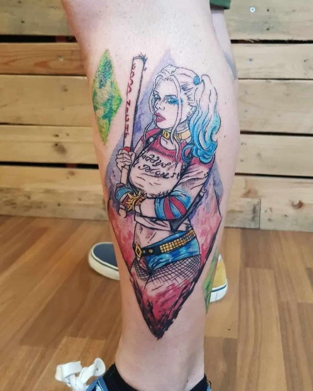 Harley quinn tattoo 85