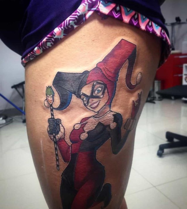 Harley quinn tattoo 91