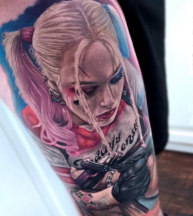 Harley quinn tattoo1