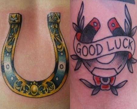 Snake and horseshoe by Tim Pangburn TattooNOW