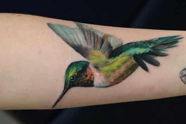 Hummingbird tattoo design 2