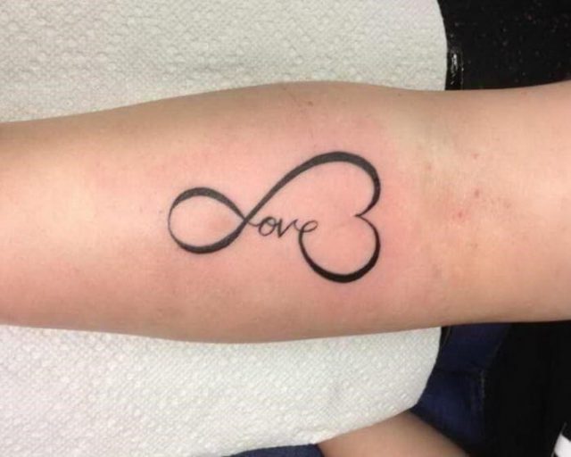 Infinity heart tattoos