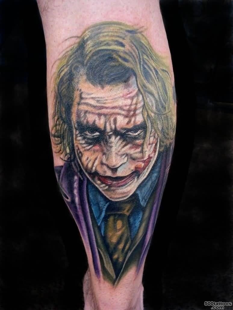 My Heath Ledgers Joker tattoo done by Avihoo  Gida Tattoo in Tel Aviv  Israel  Joker tattoo Joker tattoo design Geek tattoo